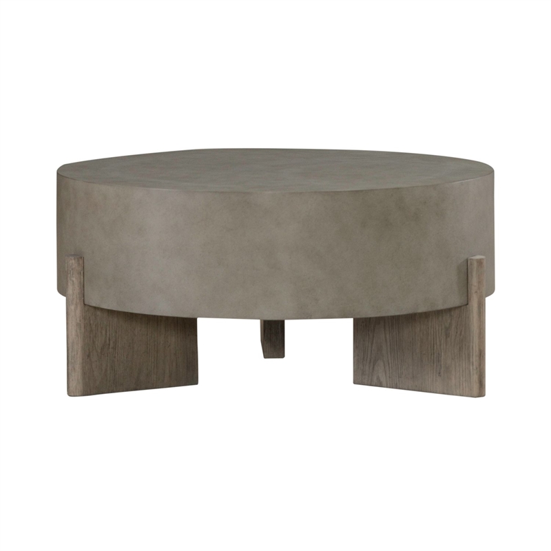 Liberty Furniture Affinity Round Cocktail Table - Brown