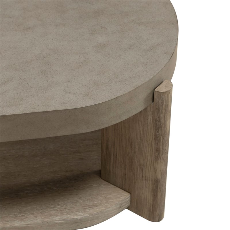 Liberty Furniture Affinity Oval Cocktail Table - Brown