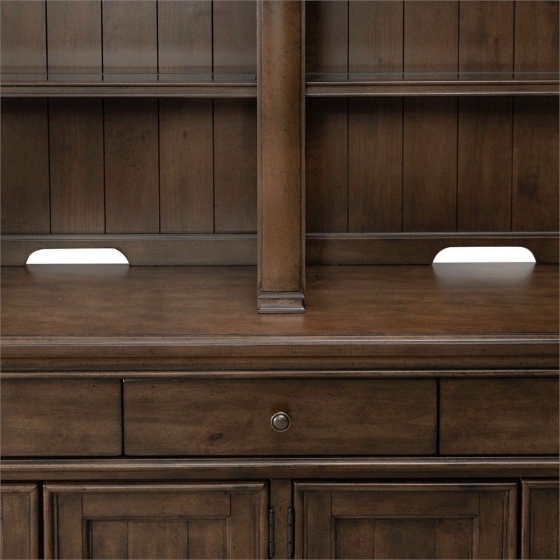 Liberty Furniture Arden Road Hutch & Buffet - Cherry