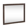 Liberty Furniture Modern Edge Landscape Mirror - Brown