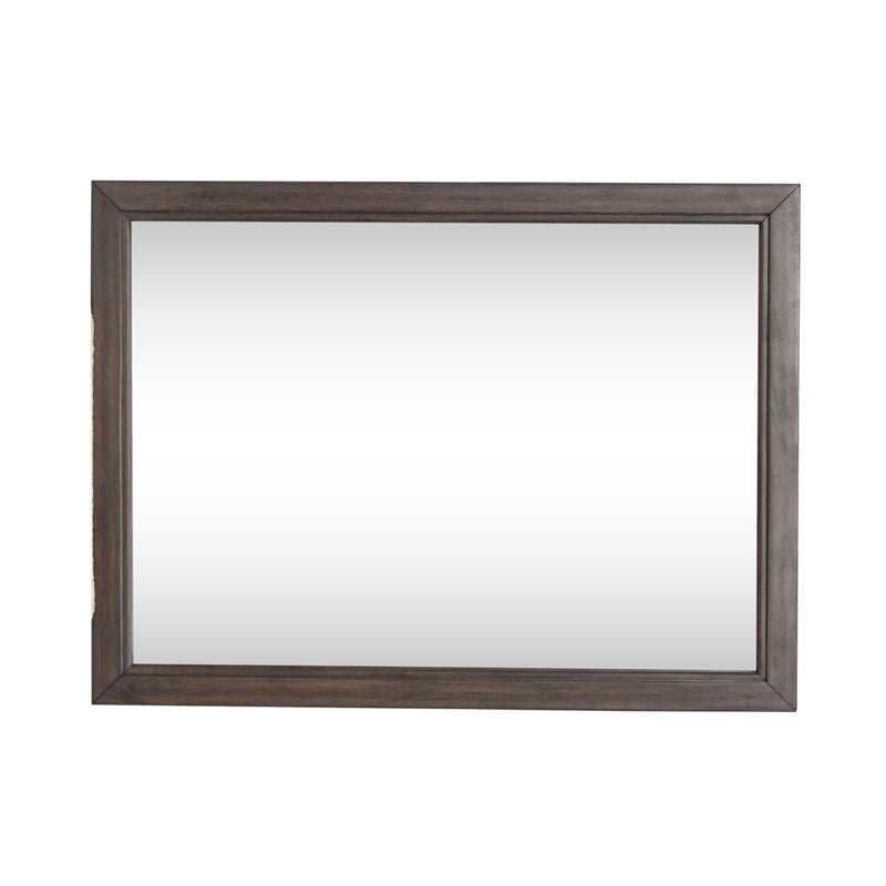 Liberty Furniture Modern Edge Landscape Mirror - Brown