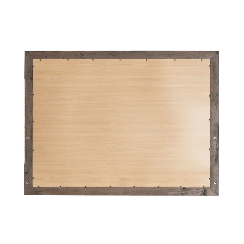 Liberty Furniture Modern Edge Landscape Mirror - Brown