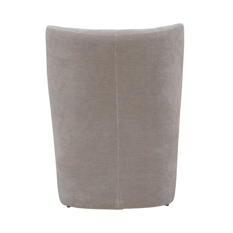 Liberty Furniture Accent Dining Chair with Castors - Rounded Back - Truffle