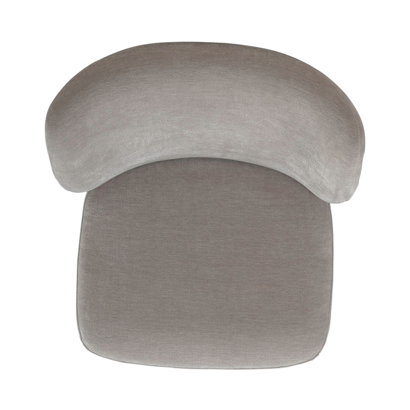 Liberty Furniture Accent Dining Chair with Castors - Rounded Back - Truffle