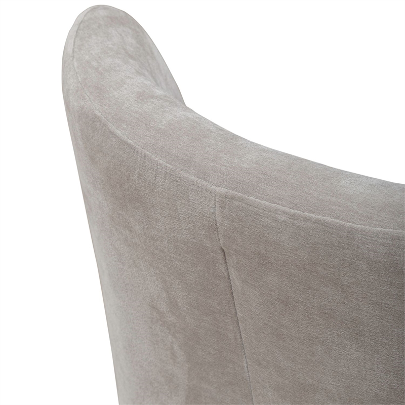 Liberty Furniture Accent Dining Chair with Castors - Rounded Back - Truffle