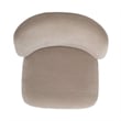 Liberty Furniture Accent Dining Chair with Castors - Rounded Back - Wicker