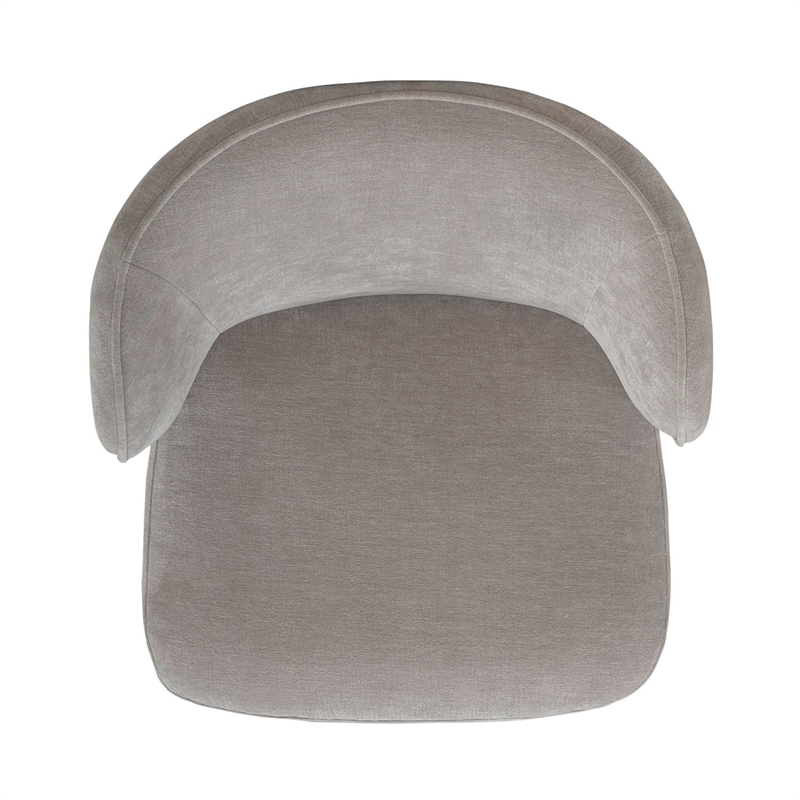 Liberty Furniture Accent Dining Chair with Castors - Rounded Arm - Truffle