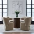 Liberty Furniture Accent Dining Chair with Castors - Rounded Arm - Wicker