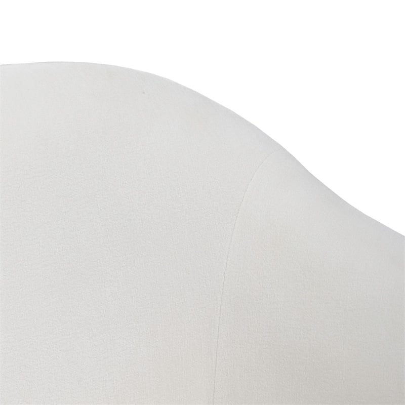 Liberty Furniture Accent Dining Chair with Castors - Squared Arm - Ivory