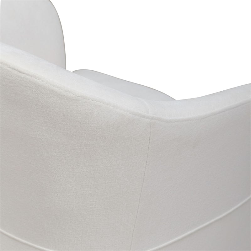 Liberty Furniture Accent Dining Chair with Castors - Squared Arm - Ivory