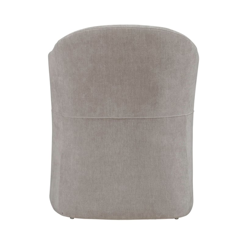 Liberty Furniture Accent Dining Chair with Castors - Squared Arm - Truffle