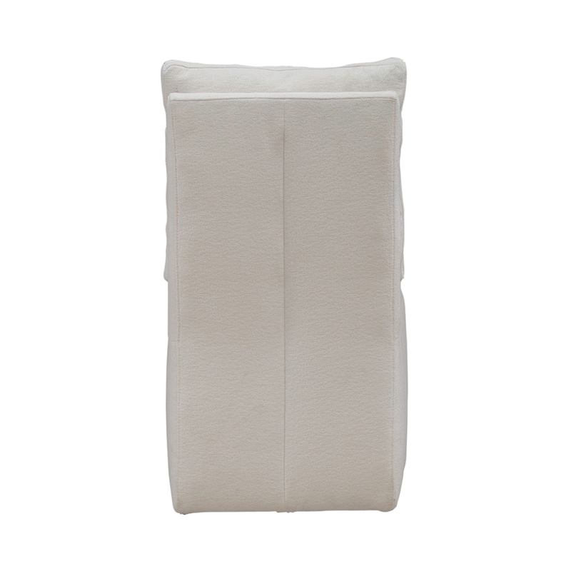 Liberty Furniture Accent Dining Chair with Castors - Squared Back - Ivory