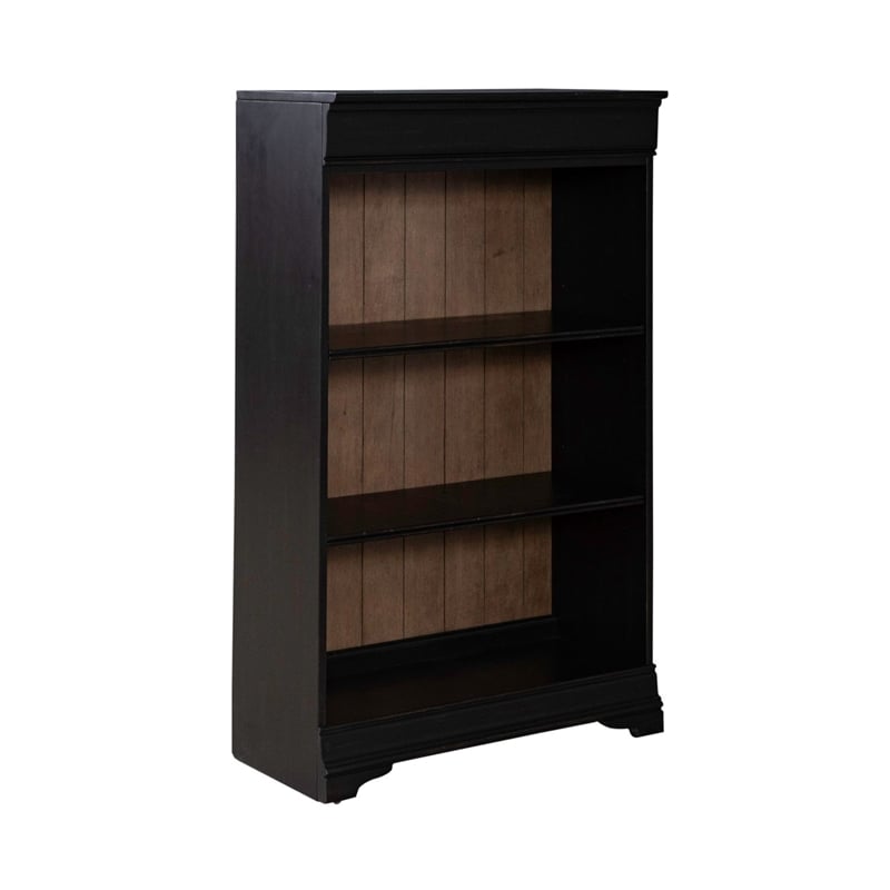 Liberty Furniture Meritage Stepped Bookcase Wall - Black
