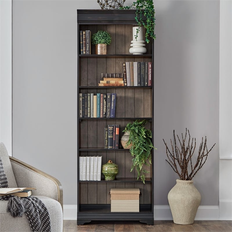 Liberty Furniture Meritage 84 Inch Bookcase (RTA) - Black