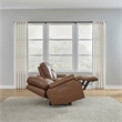 Liberty Furniture Cameron Loveseat w/Console P3 & ZG - Saddle - Brown