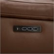 Liberty Furniture Cameron Loveseat w/Console P3 & ZG - Saddle - Brown