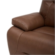 Liberty Furniture Cameron Loveseat w/Console P3 & ZG - Saddle - Brown
