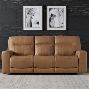 Liberty Furniture Bennett Sofa P2 & ZG - Butternut - Brown