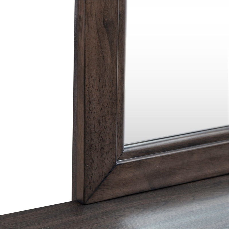 Liberty Furniture Modern Edge Dresser & Mirror - Brown