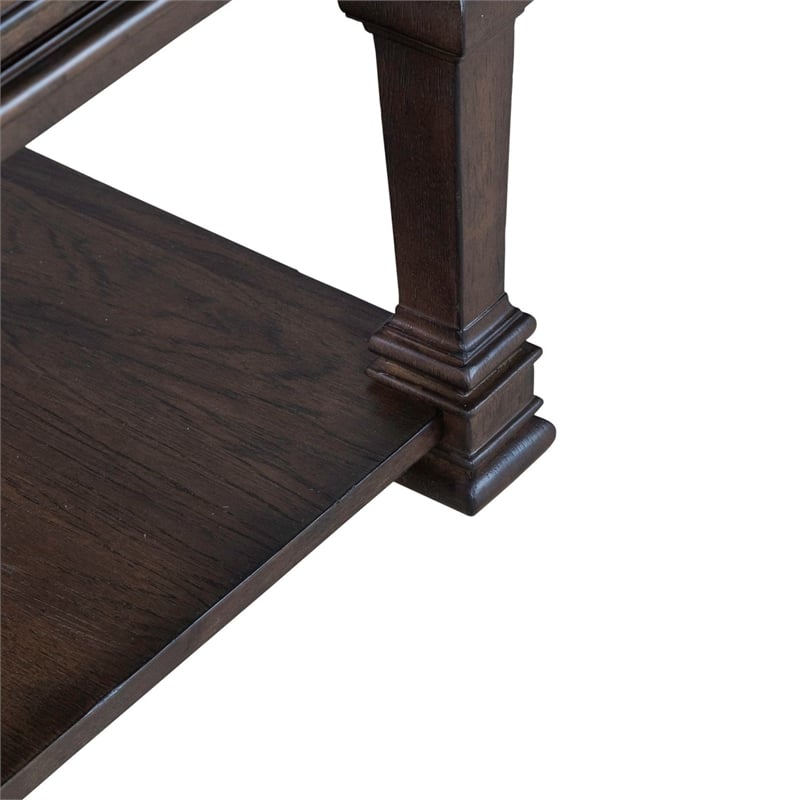 Liberty Furniture Provence Park Drawer End Table - Brown
