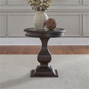 Liberty Furniture Provence Park Round End Table - Brown