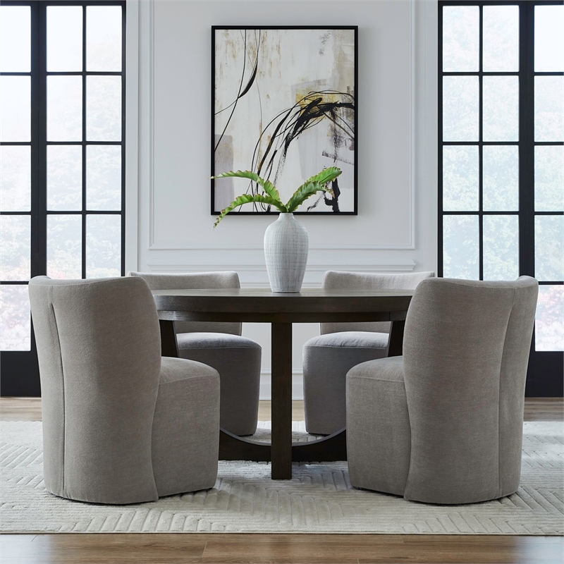 Liberty Furniture Accent Dining Chairs - Rounded Back - Truffle - Set of Four