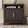 Liberty Furniture Modern Edge Bedside Chest w/ Charging Station - Brown