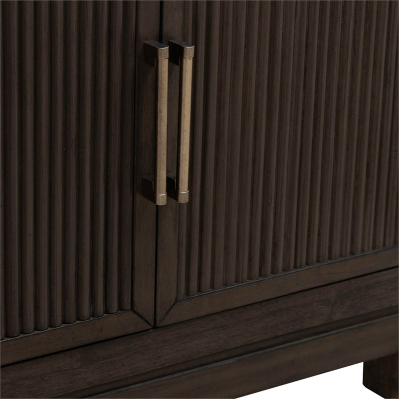 Liberty Furniture Modern Edge Bedside Chest w/ Charging Station - Brown