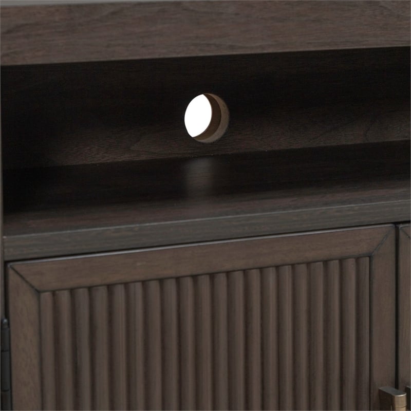 Liberty Furniture Modern Edge Bedside Chest w/ Charging Station - Brown