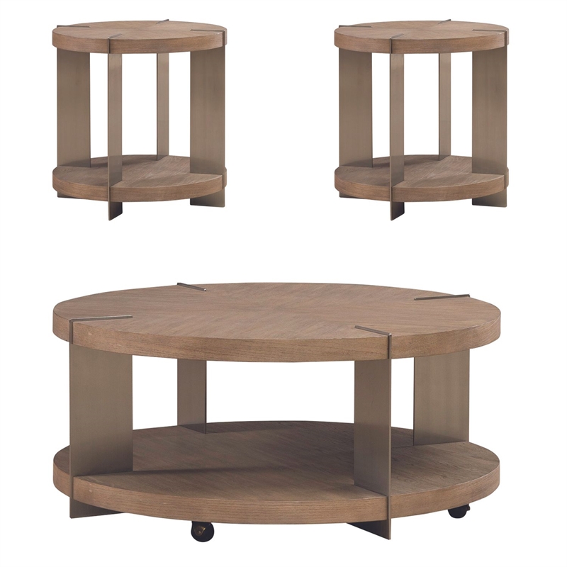 Liberty Furniture Harlow 3 Piece Set - Brown