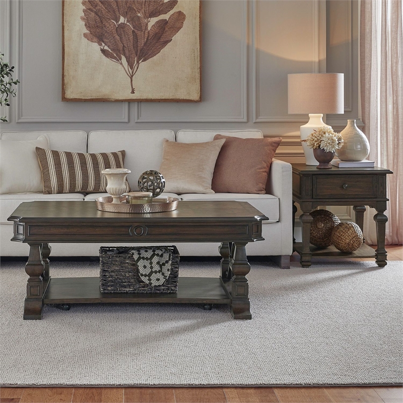 Liberty Furniture Provence Park 3 Piece Set - Brown