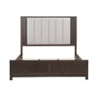 Liberty Furniture Modern Edge Queen Upholstered Bed Dresser Mirror - Brown