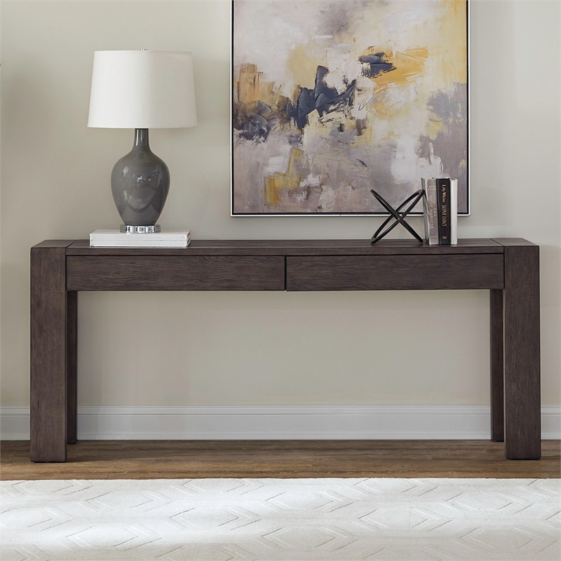 Liberty Furniture Cascade Falls Accent Console Table - Brown