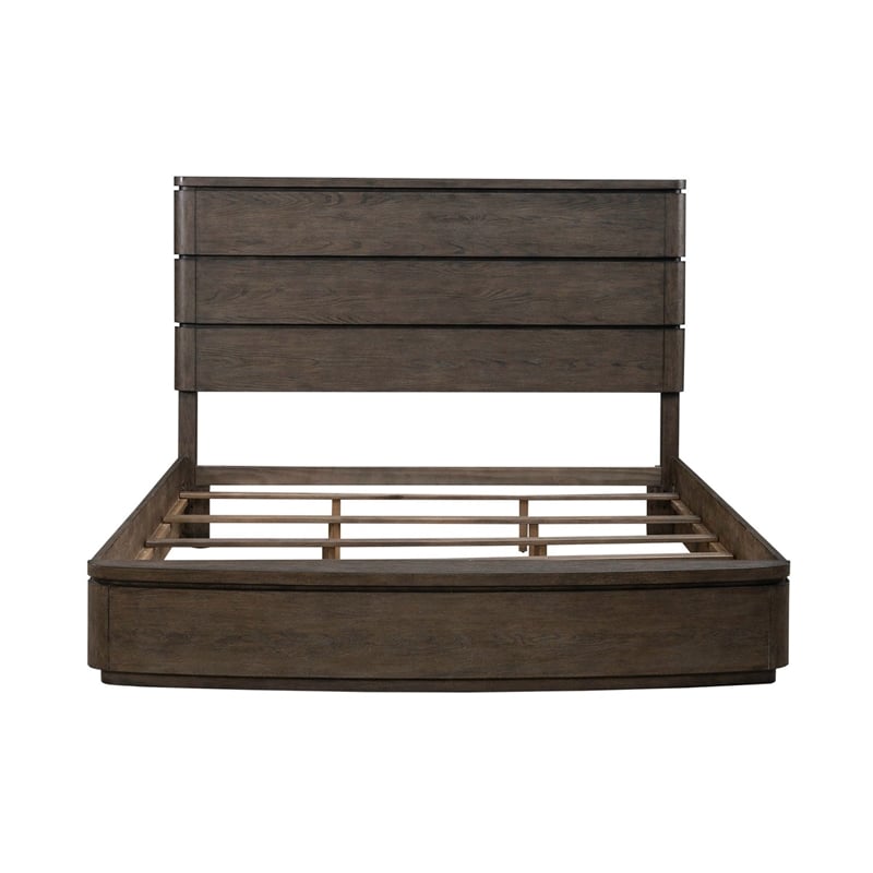 Liberty Furniture Cascade Falls King Panel Bed Dresser & Mirror Chest Nightstand