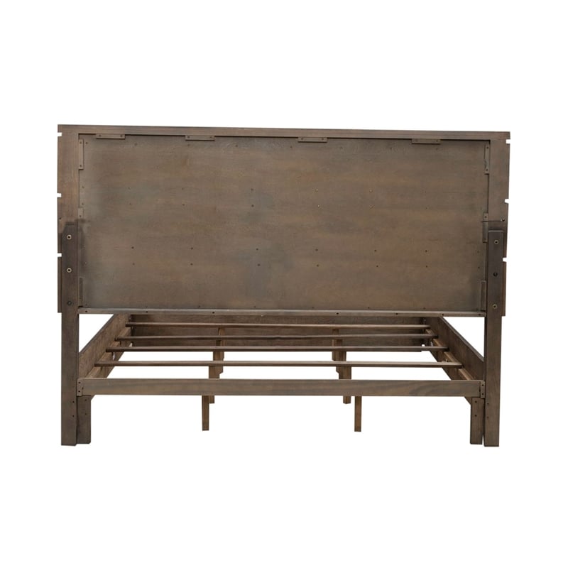 Liberty Furniture Cascade Falls King Panel Bed Dresser & Mirror Nightstand