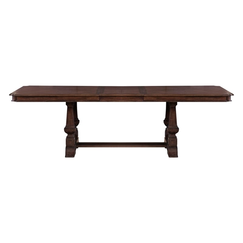 Liberty Furniture Provence Park Alternate 7 Piece Trestle Table Set - Brown