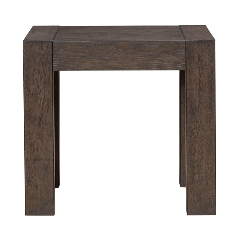 Liberty Furniture Cascade Falls Square End Table - Brown