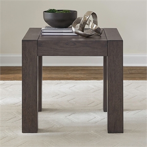 Liberty Furniture Cascade Falls Square End Table - Brown