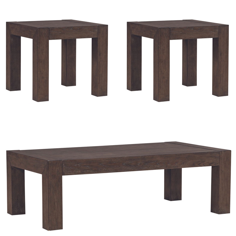 Liberty Furniture Cascade Falls 3 Piece Set - Brown