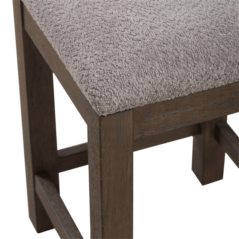 Liberty Furniture Cascade Falls Upholstered Console Stool - Brown