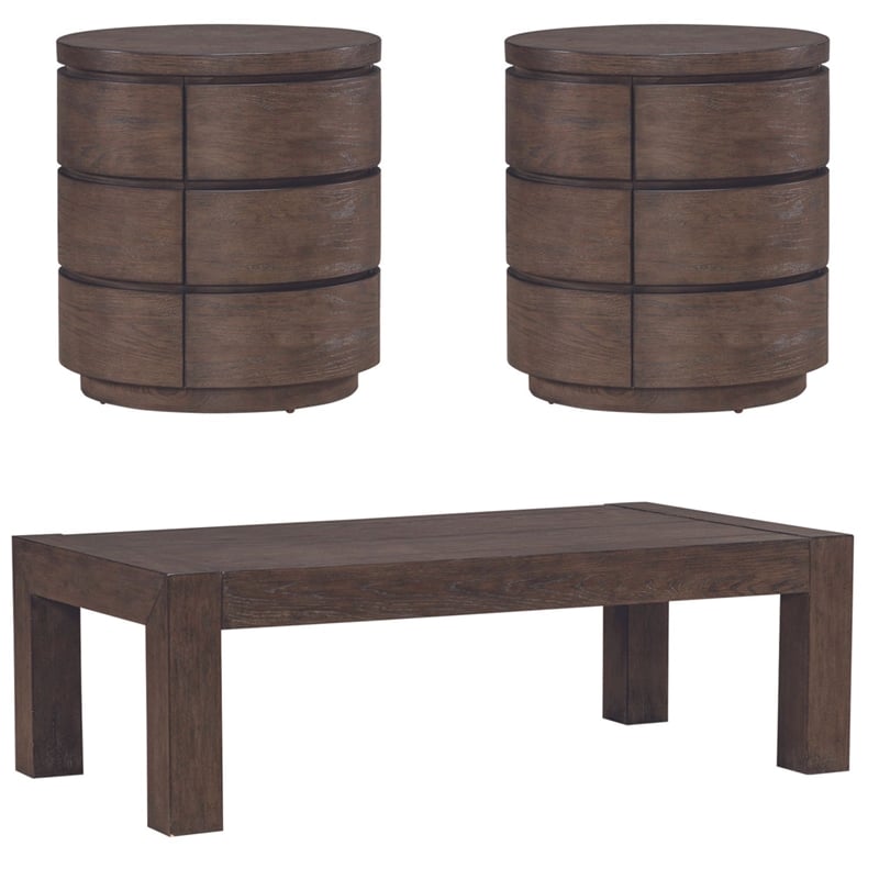 Liberty Furniture Cascade Falls Optional 3 Piece Set - Brown