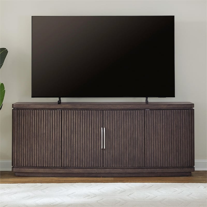 Liberty Furniture Cascade Falls 82 Inch TV Console - Brown