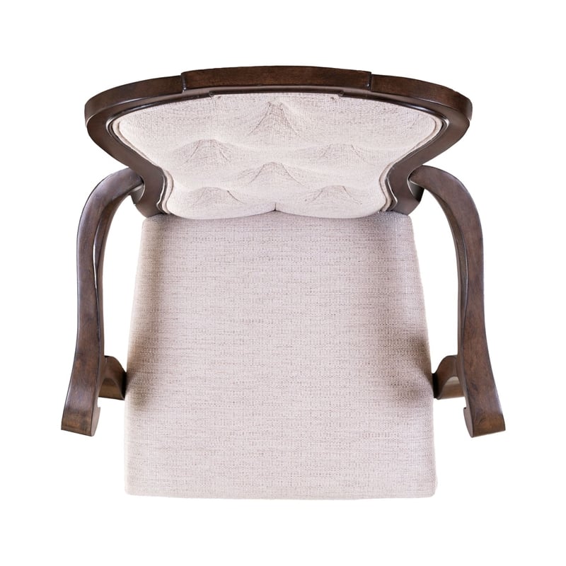 Liberty Furniture Provence Park Upholstered Arm Chair (RTA) - Set of 2 - Brown