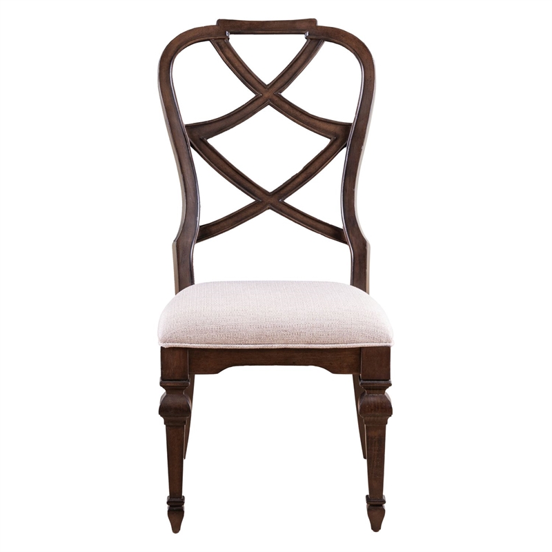 Liberty Furniture Provence Park 5 Piece Trestle Table Set - Brown