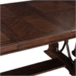 Liberty Furniture Provence Park Trestle Table Set - Brown