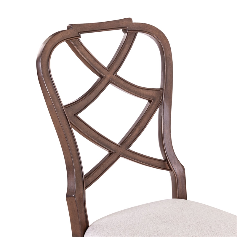 Liberty Furniture Provence Park Wood Back Side Chair (RTA) - Set of 2 - Brown