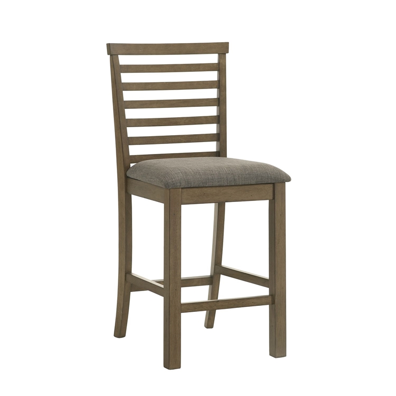 Liberty Furniture Brook Bay Uph Ladder Back Counter Chair (RTA) - Set of 2