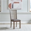 Liberty Furniture Brook Bay Uph Ladder Back Side Chair (RTA) - Set of 2 - Brown