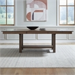 Liberty Furniture Brook Bay 6 Piece Trestle Table Set - Brown