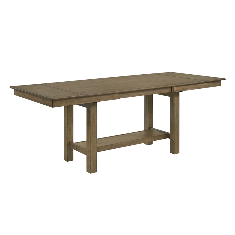 Liberty Furniture Brook Bay Opt 6 Piece Gathering Trestle Table - Brown